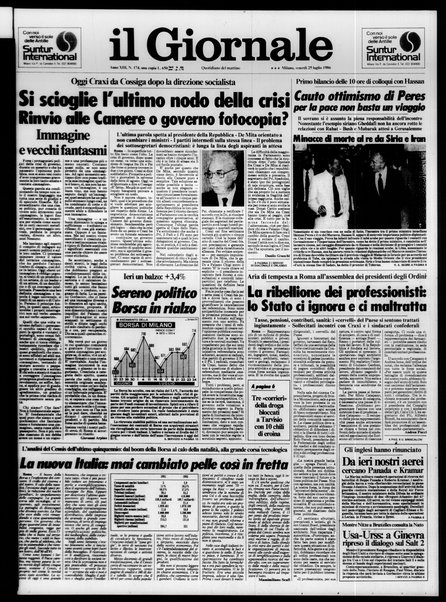 Il giornale : quotidiano del mattino